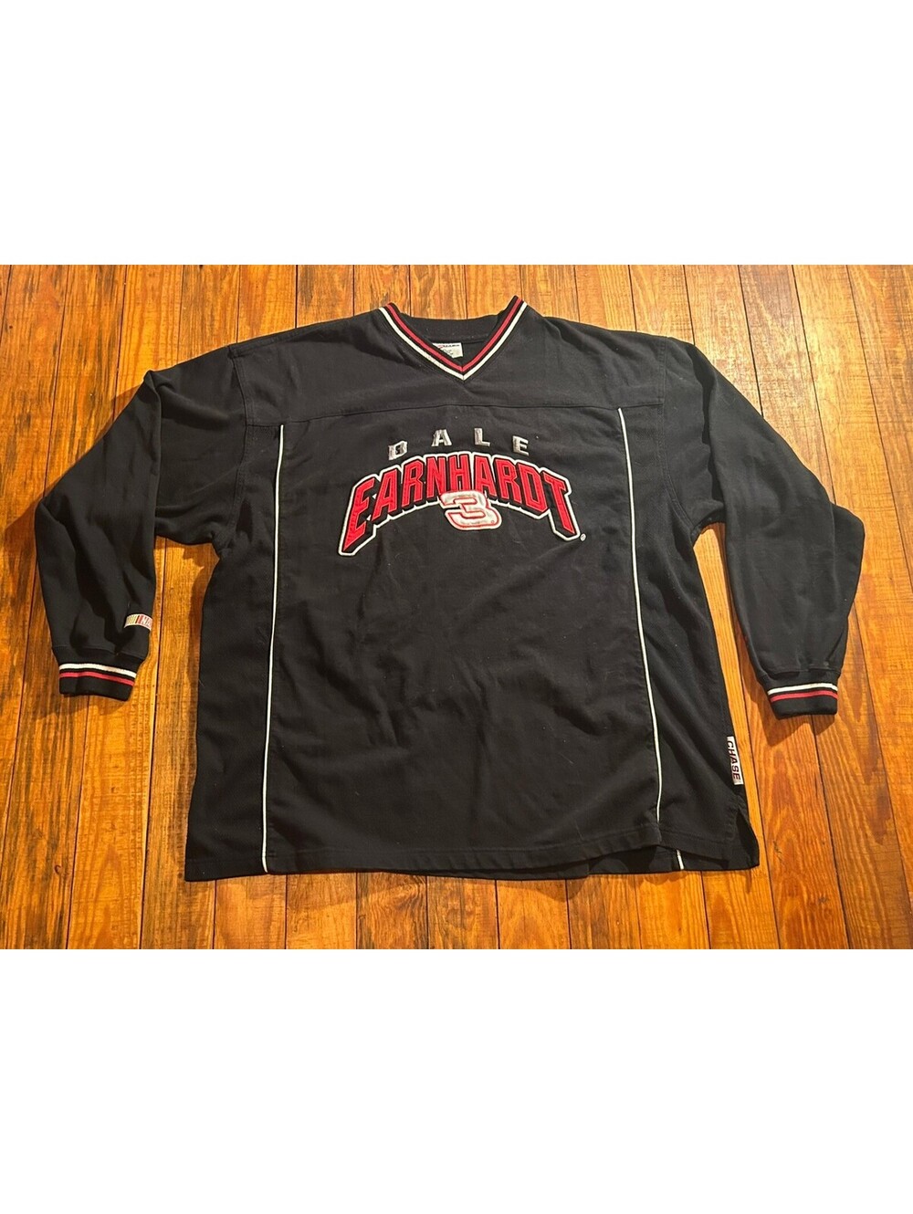 Vintage Dale Earnhardt #3 Shirt Mens XL Chase Authentics Black Long Sleeve